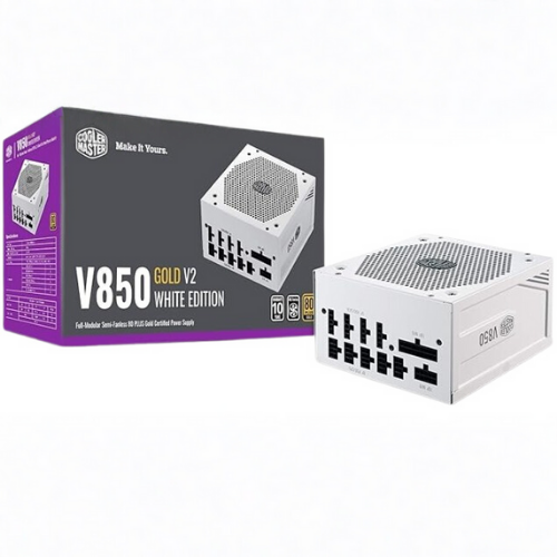 POWER SUPPLY - COOLERMASTER MWE GOLD V2 FM 850W 12VHPWR READY WHITE