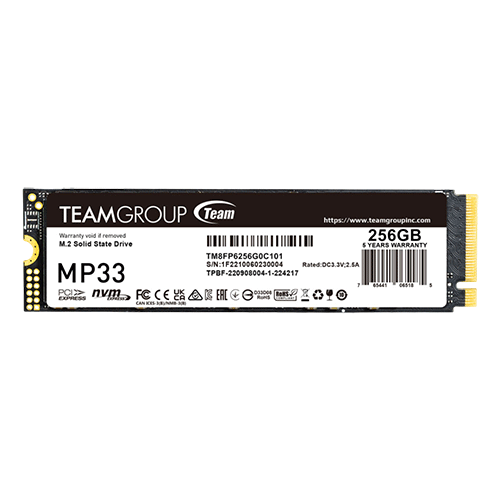 SSD M.2 NVME - 256GB (MP33) TEAMGROUP