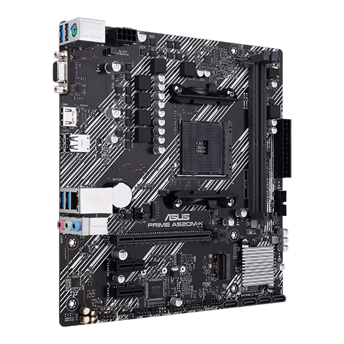MOTHERBOARD AMD - ASUS PRIME A520M-K (AM4 2-SLOT) DDR4