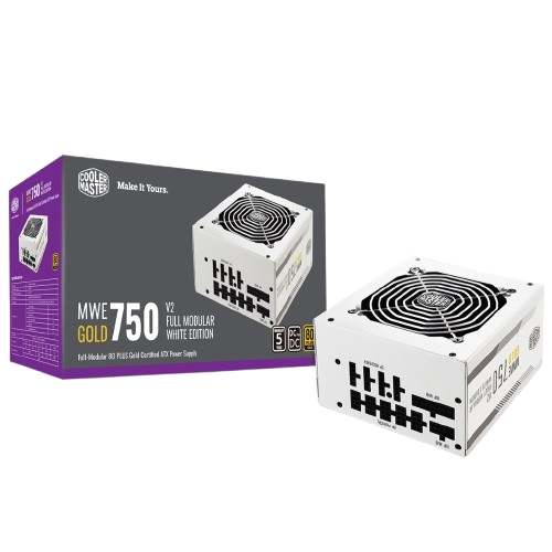 POWER SUPPLY - COOLERMASTER MWE GOLD V2 FM 750W 12VHPWR WHITE