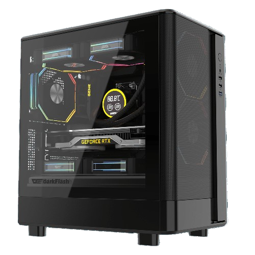 CASE - DARKFLASH DB330M MESH mATX BLACK