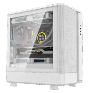 CASE - DARKFLASH DB330M MESH mATX WHITE