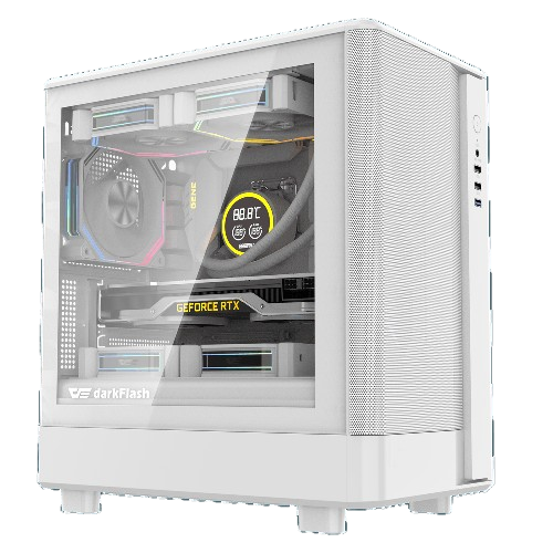 CASE - DARKFLASH DB330M MESH mATX WHITE