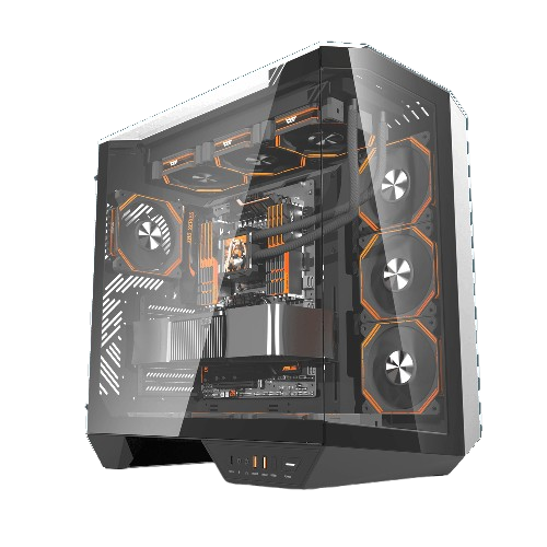 CASE - DARKFLASH DY470 ATX BLACK