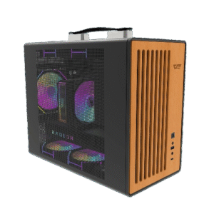 CASE - DARKFLASH (WD200) MATX / ITX WOODEN W/ HOLDER BLACK