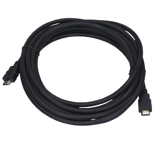 CABLE - HDMI H25 PVC BLACK (ULTRA HD) (HDMI TO HDMI) (5M)