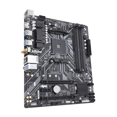 MOTHERBOARD AMD - GIGABYTE B450M-DS3H WIFI (AM4 4-SLOT) DDR4