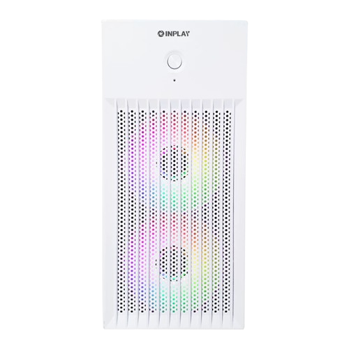 CASE - INPLAY LITE X220 WHITE 2PCS RGB FANS