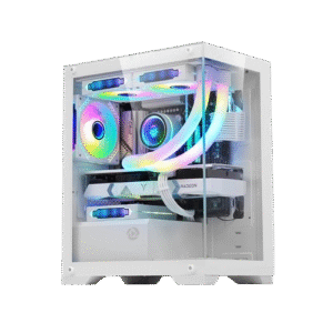 CASE - INPLAY OPENVIEW V100 mATX WHITE