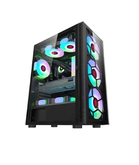 CASE - KEYTECH COOLMAN HEXA ATX BLACK