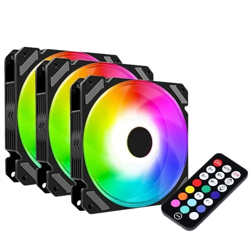 FAN KIT - KEYTECH TORNADO TOWER 3IN1 (w/ 3PCS FANS & REMOTE) BLACK