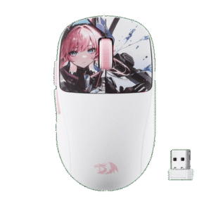 MOUSE GAMING - REDRAGON (M817AK-PRO-STD) KLYAMOOR PRO 24K DPI WHITE-PINK w/ ANIME