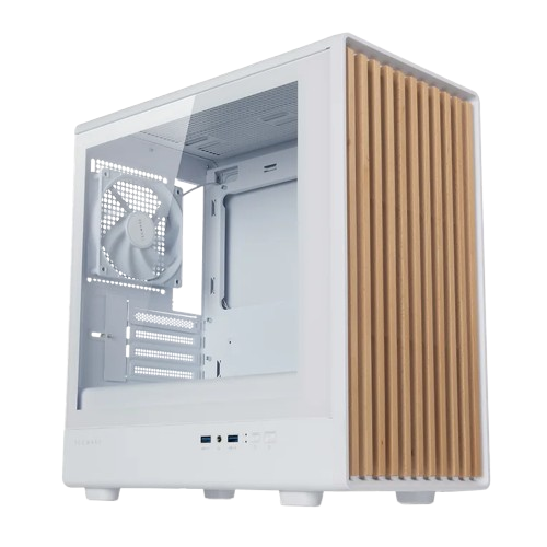 CASE - TECWARE TIMBER M 4PCS NON LED FANS mATX WHITE