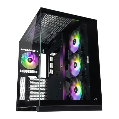 CASE - TECWARE VXL EVO 4PCS ARGB FANS ATX BLACK