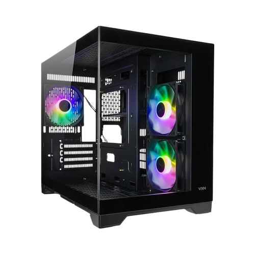 CASE - TECWARE VXN EVO 3PCS ARGB FANS mATX BLACK