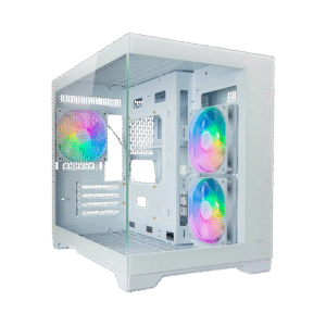CASE - TECWARE VXN EVO 3PCS ARGB FANS mATX WHITE