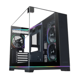 CASE - TECWARE VX PRISM 3PCS ARGB FANS MATX BLACK