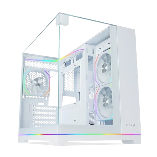 CASE - TECWARE VX PRISM 3PCS ARGB FANS MATX WHITE