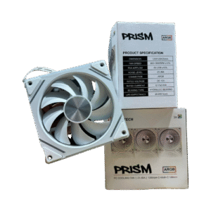 FAN KIT - KEYTECH PRISM 3IN1 (w/ 3PCS FANS & REMOTE) WHITE