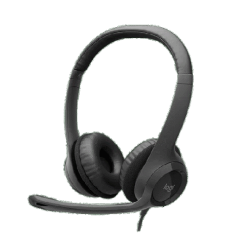 HEADSET - LOGITECH H390 USB NOISE CANCELLING BLACK