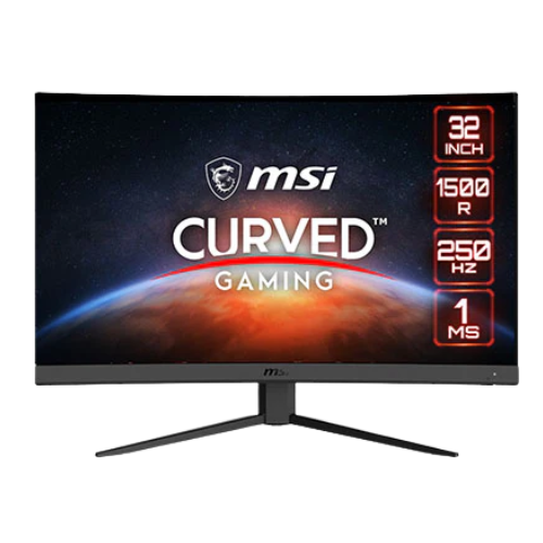 MONITOR - MSI 31.5 INCH 1920 x 1080 (FHD) VA 250Hz(OC) 1ms (MPRT) Curve 1500R 300 nits