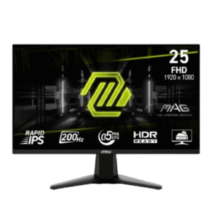 MONITOR - MSI 25INCH (MAG-255F-E20) FRMELESS 200HZ 0.5ms )1920X1080P) BLACK