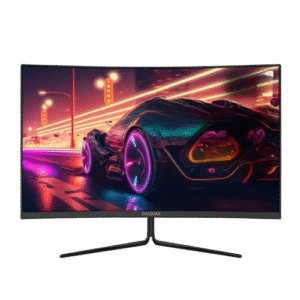 MONITOR - GAMDIAS ATLAS 24 INCH (HD24C) CURVED 180HZ OC:5 ms | OD: 1 ms| MPRT: 0.5 ms VA BLACK