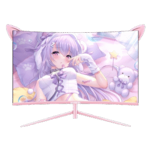 MONITOR - NVISION 27 INCH (IN27FGP) FRMELESS VA | 165HZ 1ms OD CURVED PINK