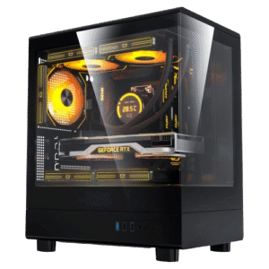 CASE - DARKFLASH DB330M GLASS mATX BLACK