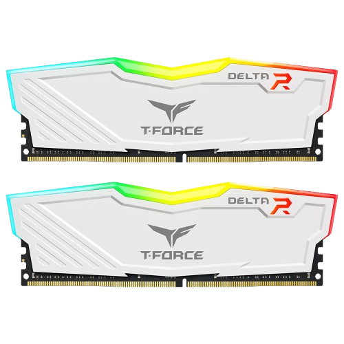 RAM (MEMORY) - 16GB KIT (2X8GB) DDR4 3600MHZ T-FORCE RGB WHITE