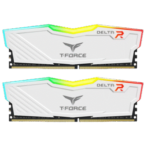 RAM (MEMORY) - 32GB KIT (2X16GB) DDR4 3600MHZ T-FORCE RGB WHITE