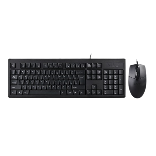 KEYBOARD + MOUSE - A4TECH KRS (2-IN-1) BLACK