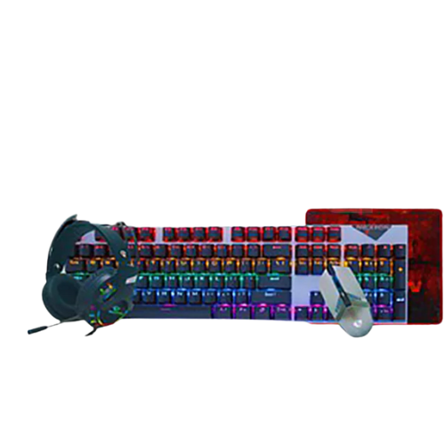 KEYBOARD + MOUSE + HEADSET + MSPAD - NEXION (4-IN-1) BLACK