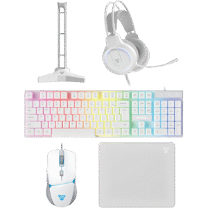 KBM 5-IN-1 - FANTECH P51B POWER BUNDLE SET WHITE