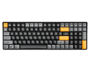 KEYBOARD - DARKFLASH (GD100) BROWN & SUGAR K.YELLOW (WIRELESS)