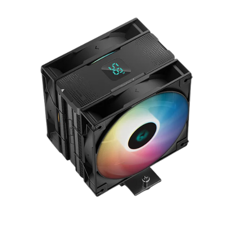 CPU COOLER - DEEPCOOL (AG400 DIGITAL PLUS) BLACK ARGB