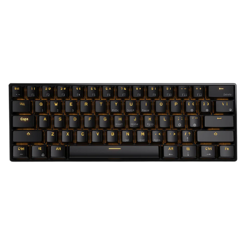 KEYBOARD GAMING - Royal Kludge - RK61 black, wireless, RGB, Huano - Brown Switch