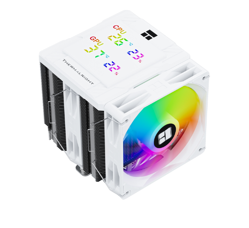 CPU COOLER - THERMALRIGHT PEERLESS ASSASSIN 120 DIGITAL WHITE ARGB