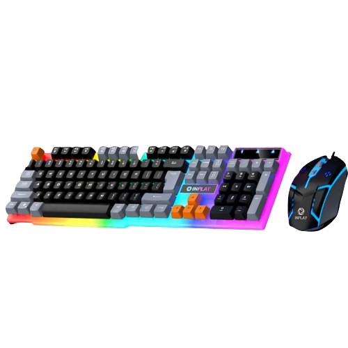 KEYBOARD + MOUSE - INPLAY STX-365 (2-IN-1) RGB BLACK