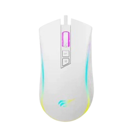 MOUSE GAMING - HAVIT GAMENOTE RGB BACKLIT PROGRAMMABLE WHITE